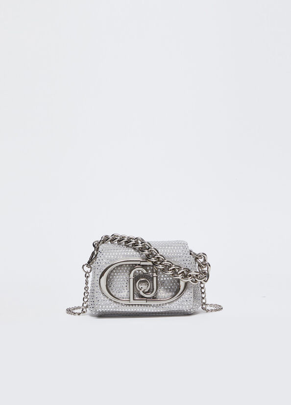Liu Jo Mini borsa LaPuffy con strass Prezzo Ridotto