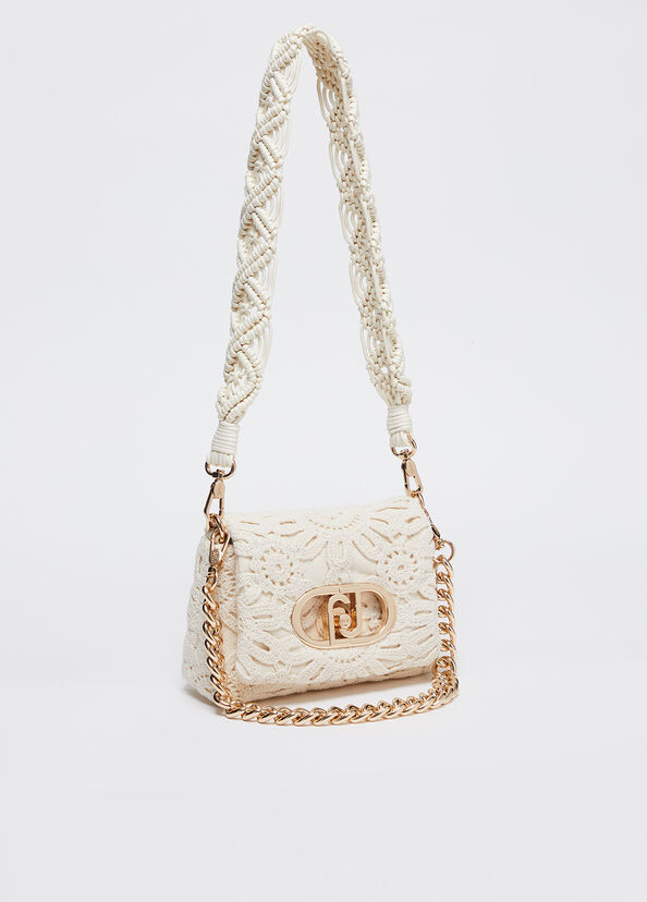 Liu Jo Borsa piccola LaPuffy in crochet In Vendita