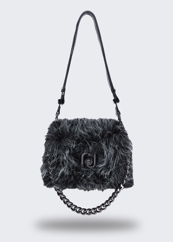 Liu Jo Borsa LaPuffy in pelliccia sintetica Saldi