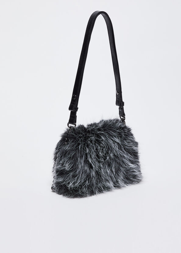 Liu Jo Borsa LaPuffy in pelliccia sintetica Saldi