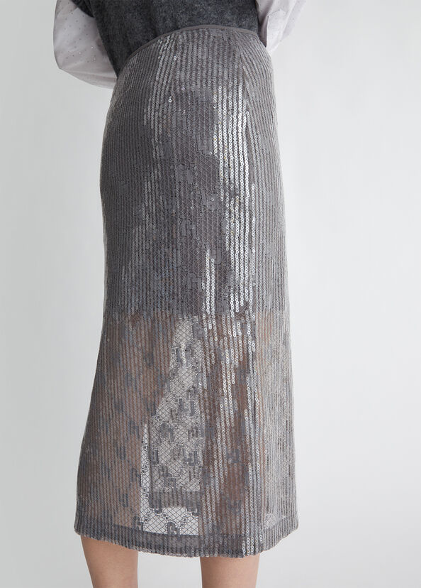 Liu Jo Gonna in pizzo con paillettes Negozio