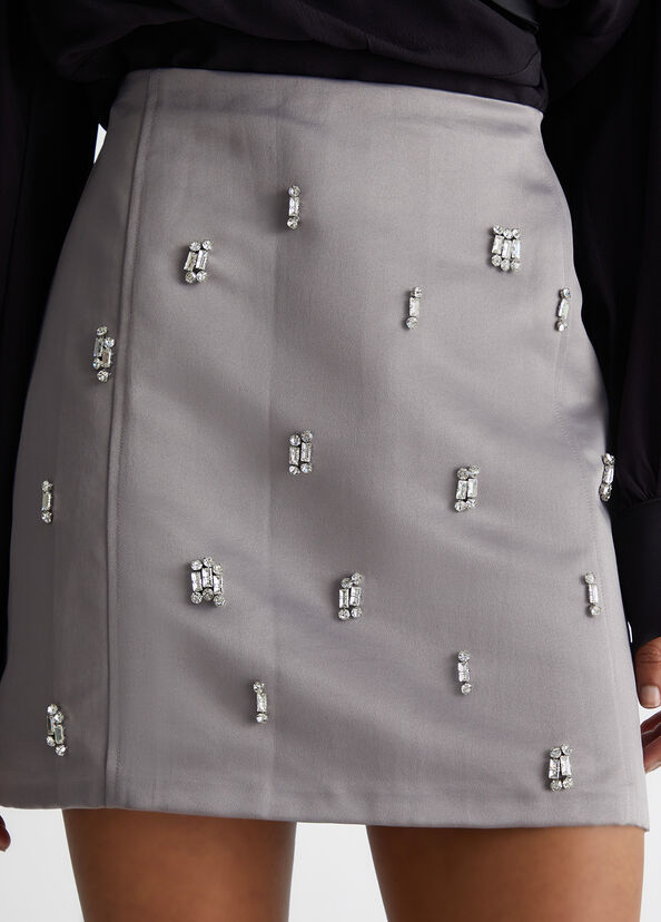 Liu Jo Minigonna con strass Italy