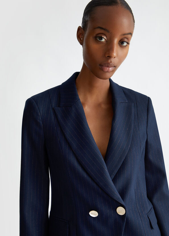 Liu Jo Blazer in flanella gessata Promozione Limitata