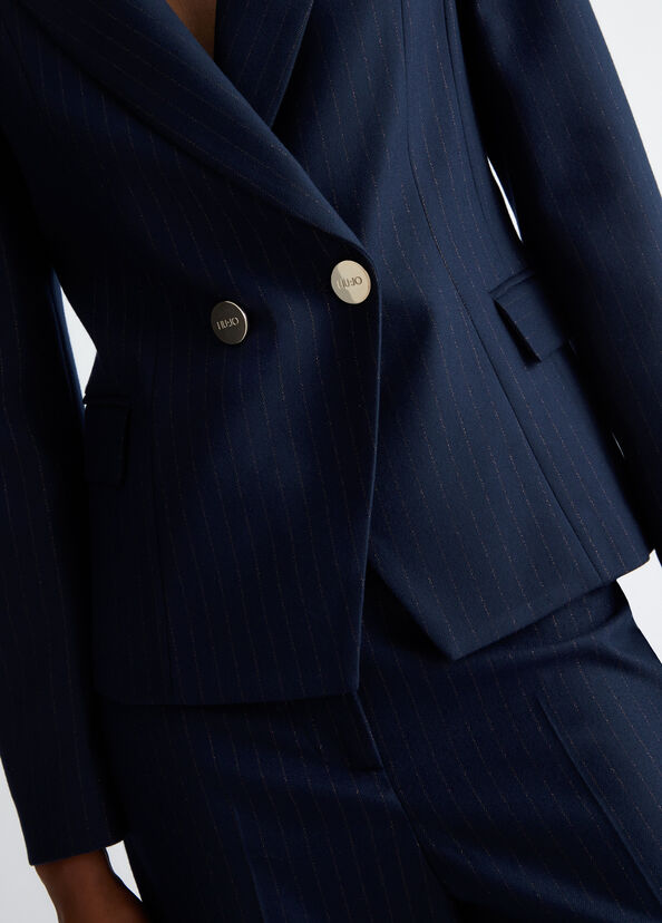 Liu Jo Blazer in flanella gessata Promozione Limitata