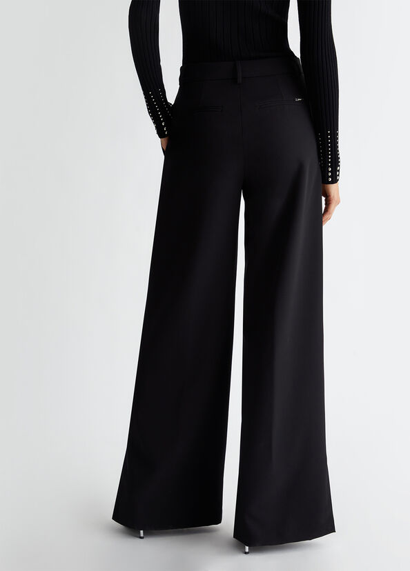Liu Jo Pantaloni flare con spacchetto Sottocosto