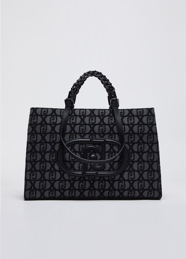 Liu Jo Shopping bag jacquard Enormi sconti