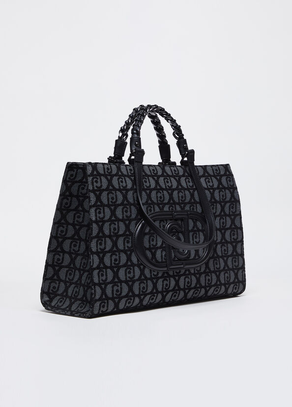 Liu Jo Shopping bag jacquard Enormi sconti