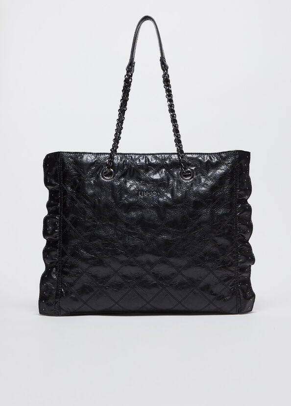 Liu Jo Shopping bag glossy matelassé Presa