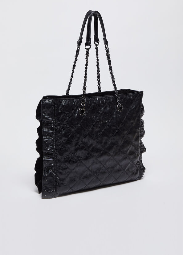 Liu Jo Shopping bag glossy matelassé Presa