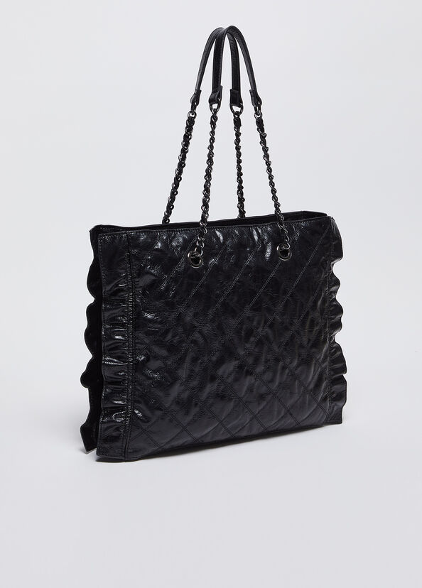 Liu Jo Shopping bag glossy matelassé Presa