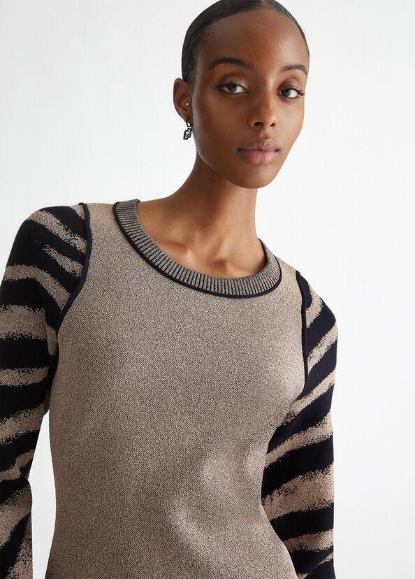 Liu Jo Abito animalier in maglia Vendite Flash