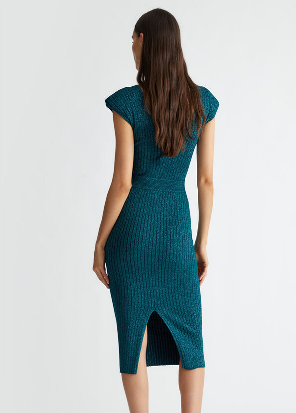 Liu Jo Abito midi in maglia lurex® Italy
