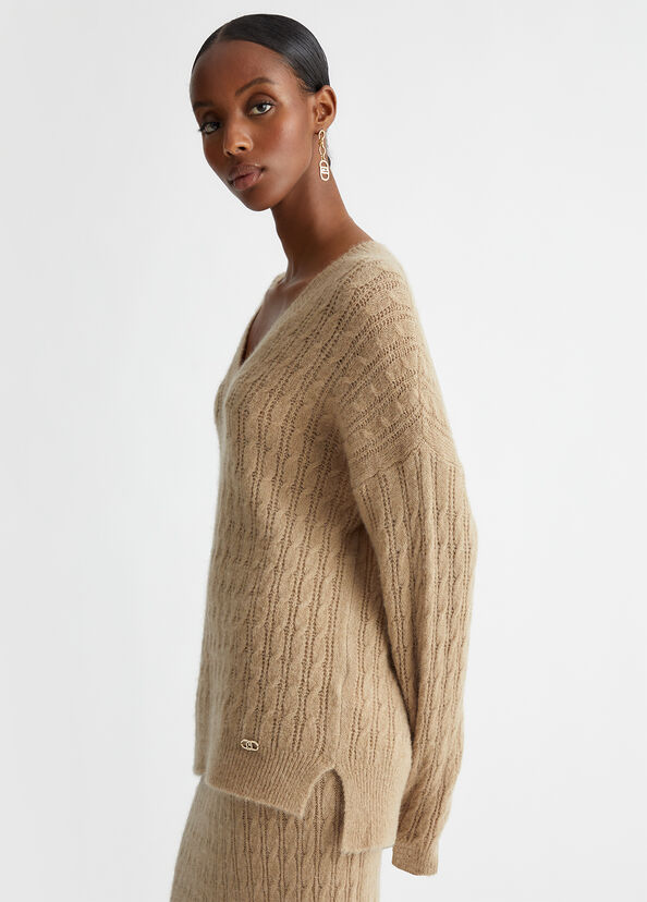 Liu Jo Maglione in misto alpaca Spedizione Gratuita