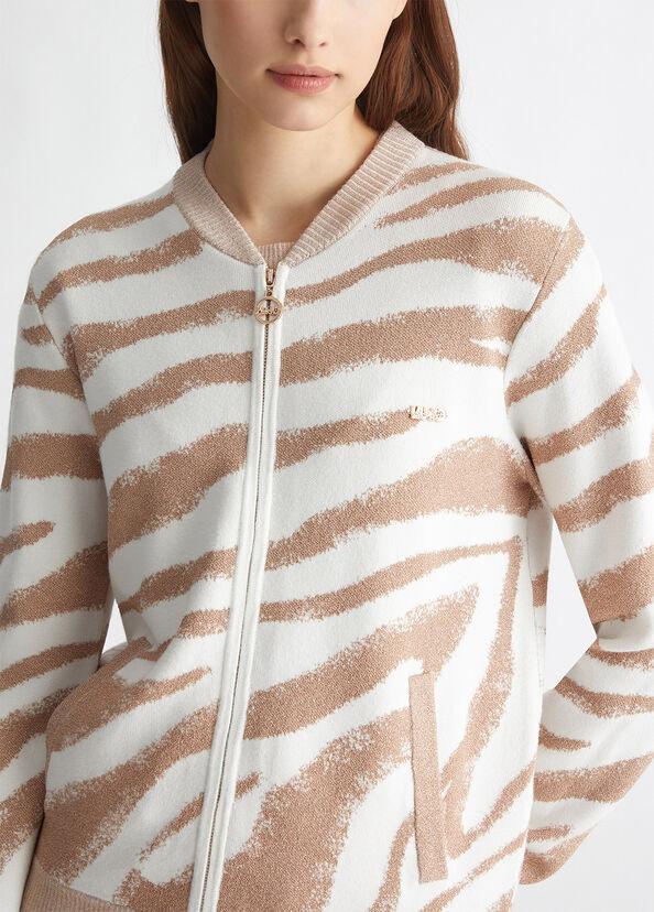 Liu Jo Cardigan jacquard con zip Qualità Garantita