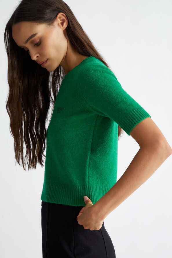 Liu Jo T-shirt in misto lana e alpaca Online