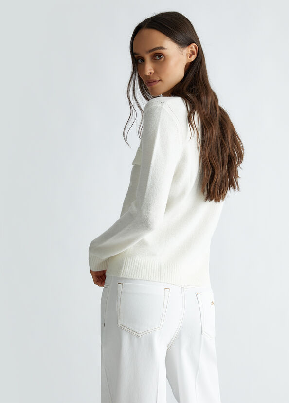 Liu Jo Maglia in misto lana e alpaca Fino Al -60%