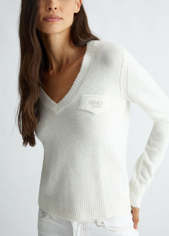 Liu Jo Maglia in misto lana e alpaca Fino Al -60%