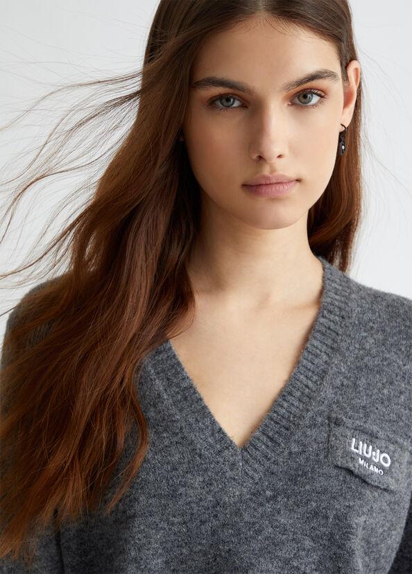 Liu Jo Maglia con logo Vendite Flash