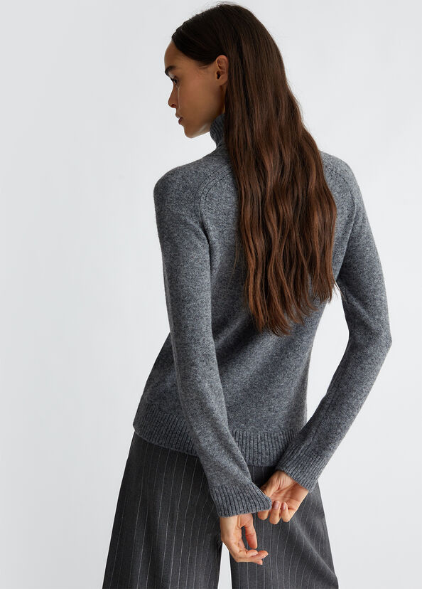Liu Jo Dolcevita in misto lana con logo Offerta