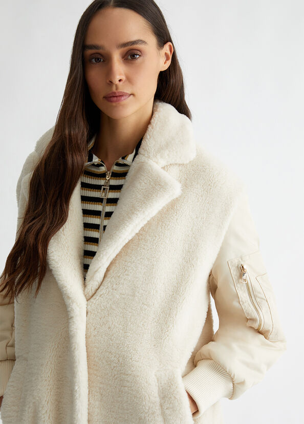 Liu Jo Cappotto in teddy Outlet