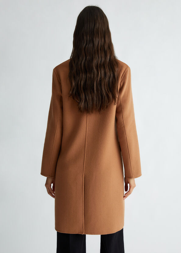 Liu Jo Cappotto doppiopetto in misto lana In Vendita