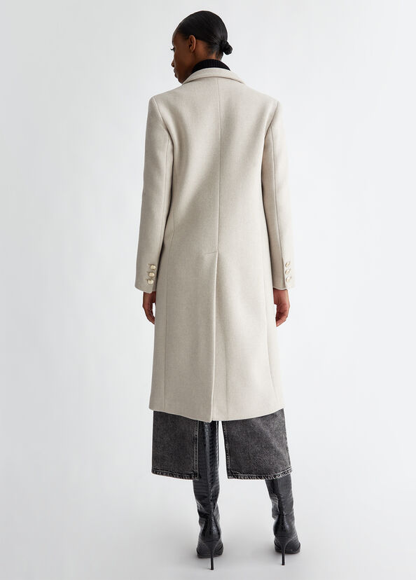 Liu Jo Cappotto slim in misto lana Vendita Calda