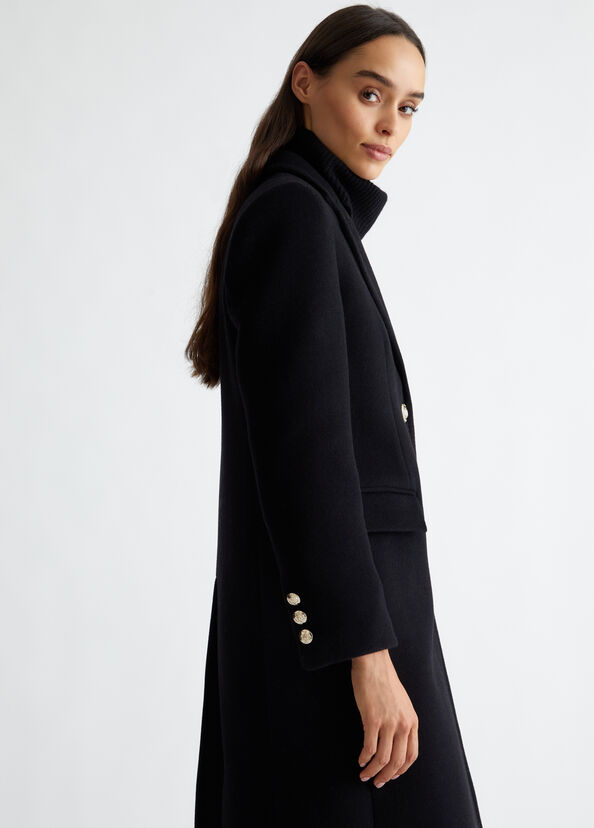 Liu Jo Cappotto slim in misto lana In Saldo