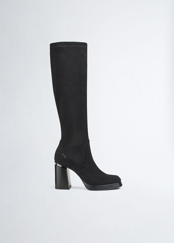 Liu Jo Stivali alti neri stretch Shopping Online