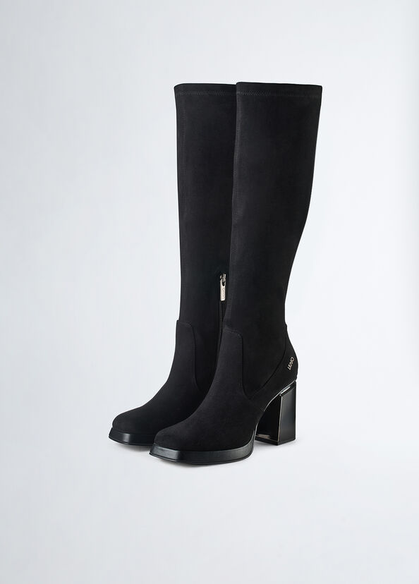 Liu Jo Stivali alti neri stretch Shopping Online