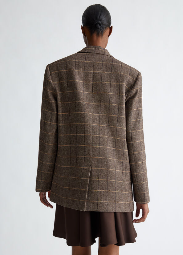Liu Jo Blazer check con spilla gioiello Hotsell