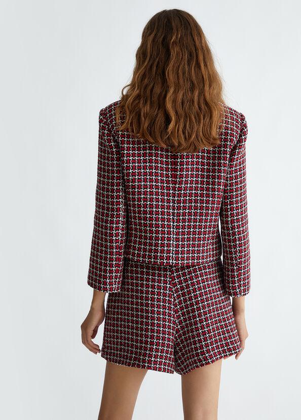 Liu Jo Giacca in tweed con colletto Nuova