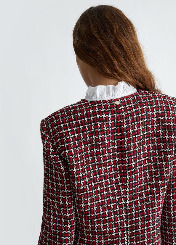 Liu Jo Giacca in tweed con colletto Nuova