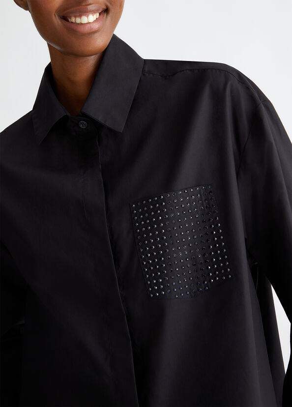 Liu Jo Camicia over con mini borchie Italia