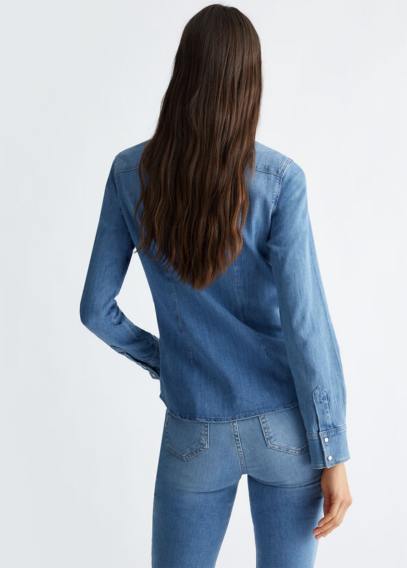 Liu Jo Camicia in denim Promozione