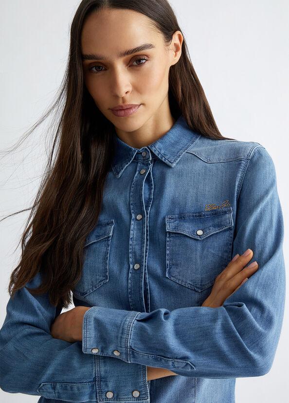 Liu Jo Camicia in denim Promozione