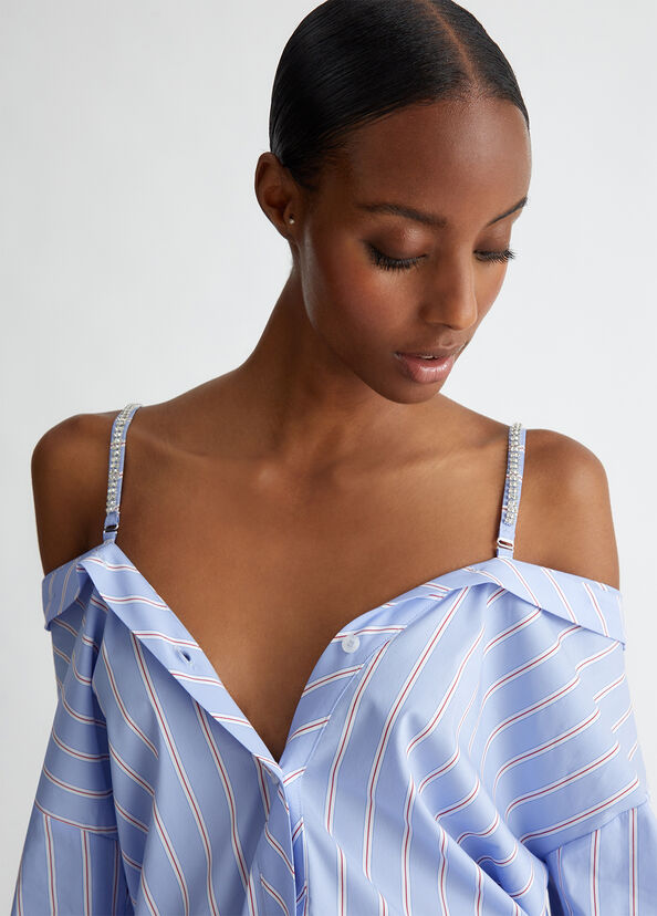 Liu Jo Camicia off-shoulders Spedizione Gratuita