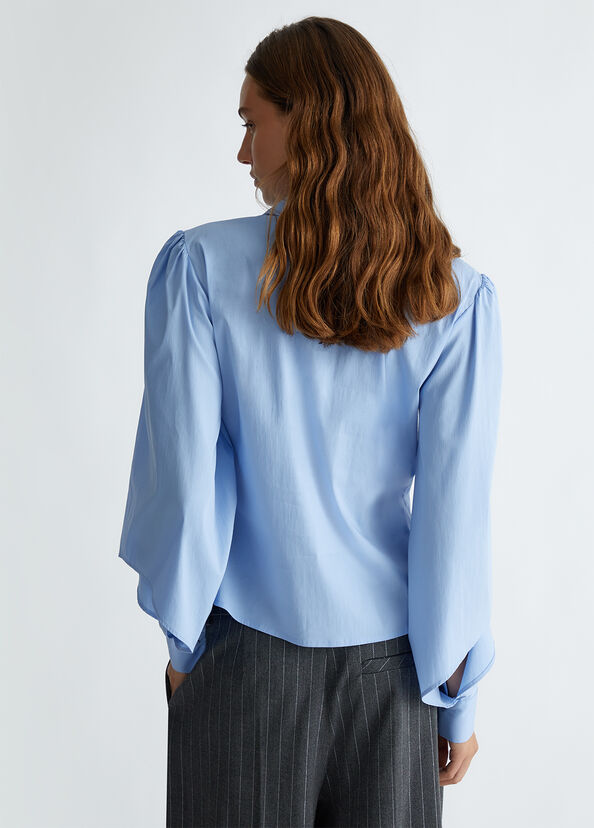 Liu Jo Camicia in popeline con cut-out Consegna Veloce
