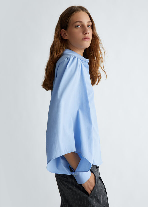 Liu Jo Camicia in popeline con cut-out Consegna Veloce