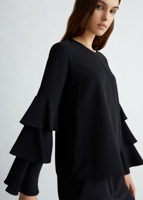 Liu Jo Blusa in crêpe stretch Shopping Online