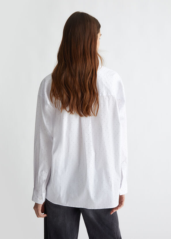 Liu Jo Camicia over con mini borchie Convenienza