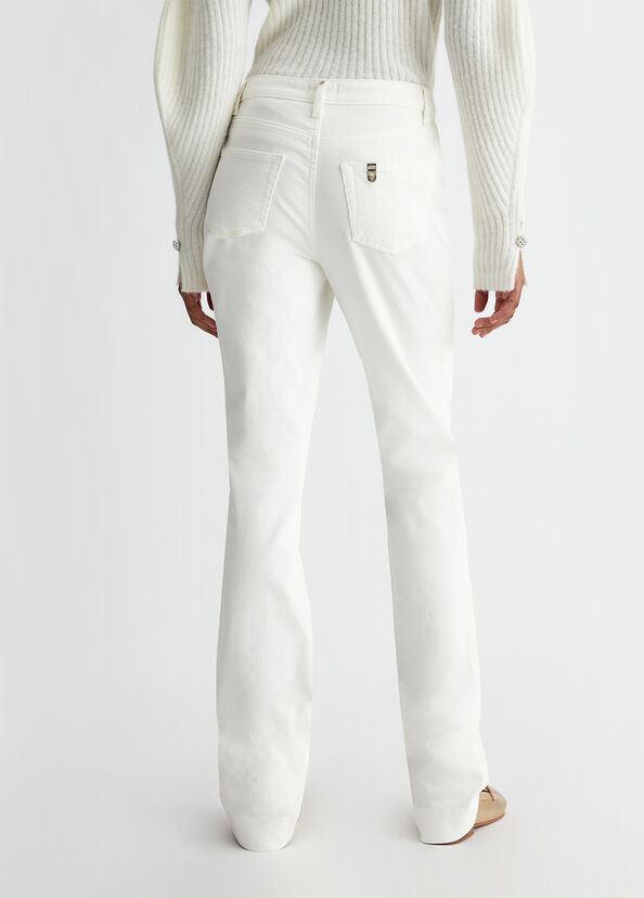 Liu Jo Pantaloni straight in velluto Offerta