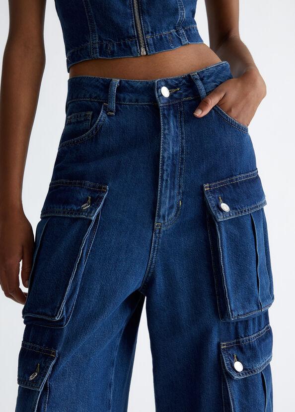 Liu Jo Jeans cargo in cotone stretch Economico