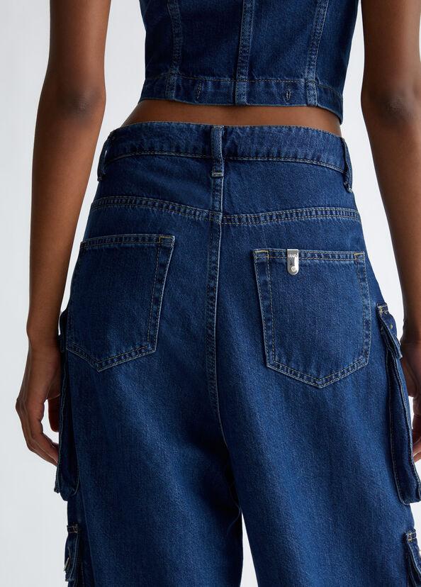 Liu Jo Jeans cargo in cotone stretch Economico