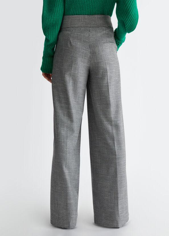Liu Jo Pantaloni check a palazzo Outlet