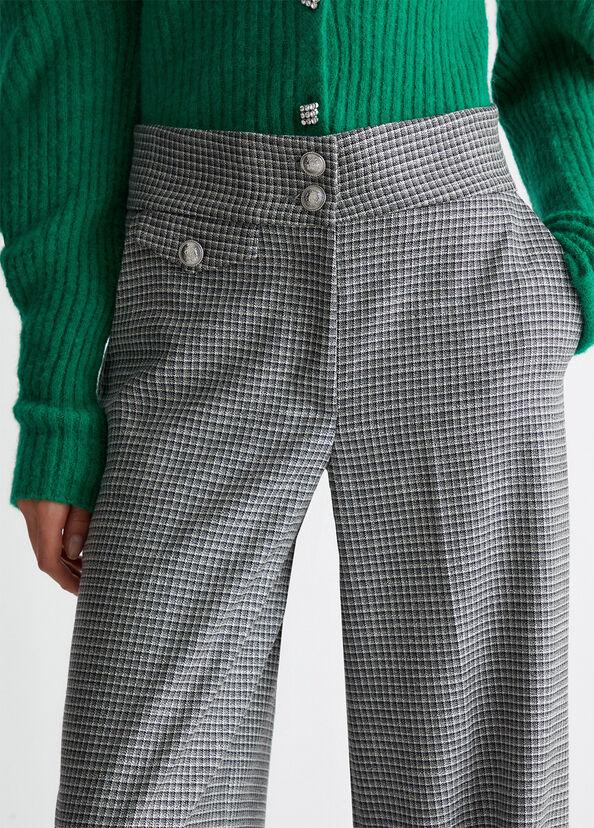 Liu Jo Pantaloni check a palazzo Outlet