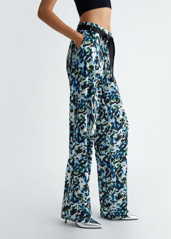 Liu Jo Pantaloni animalier In Saldo