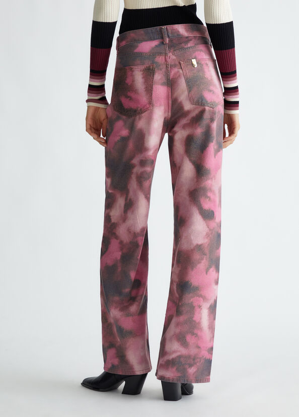 Liu Jo Jeans baggy con strass Nuova