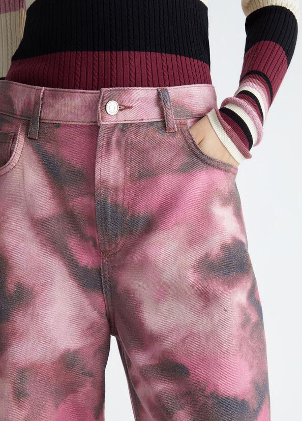 Liu Jo Jeans baggy con strass Nuova