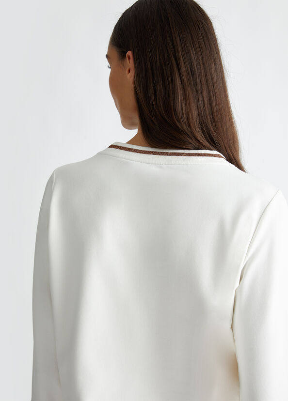 Liu Jo Felpa in cotone stretch In Linea