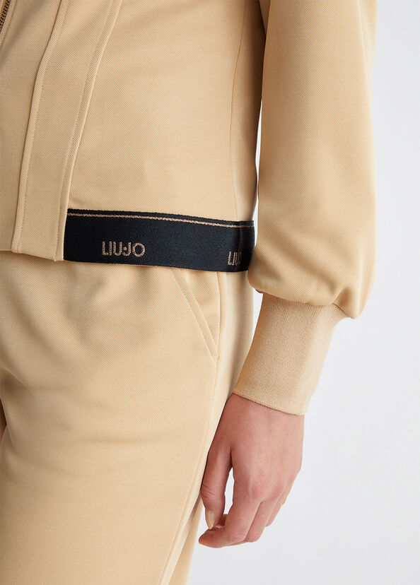 Liu Jo Felpa con cappuccio e zip Promozione Limitata